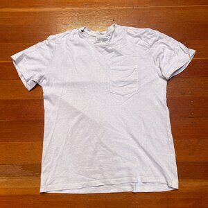 Jungmaven Men's Pocket T Shirt Hemp/Cotton Blend Off-White Size Small Rrp $66